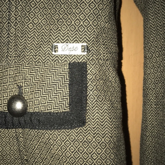 NWOT DEPT Military-Style Fitted Blazer - Picture 3 of 4